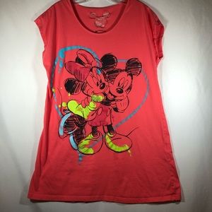 Mickey & Minnie short sleeve tee